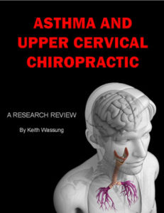 cover of whitepaper titled "asthma and upper cervical chiropractic" for Chiropractor for Asthma
